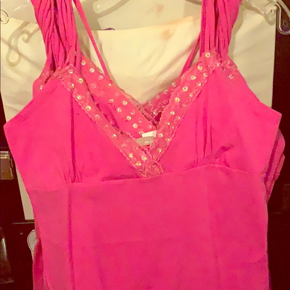 be mine pink spaghetti , tank top NEW!!!!!!